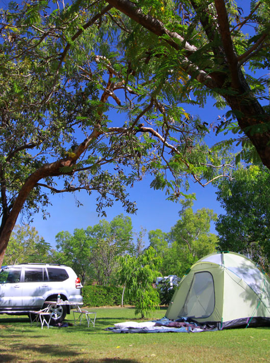 Camping at Kakadu Lodge